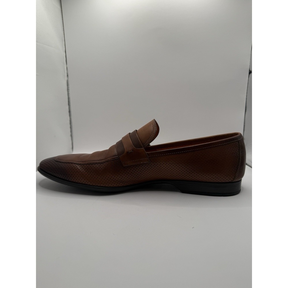 Magnanni Cognac Salas Men's Dress Shoe Size 8.5 M Style 19232 EUC - Picture 10 of 12
